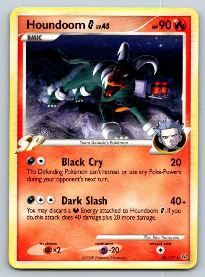 Houndoom 50/127 Platinum (Uncommon) (LP Condition)