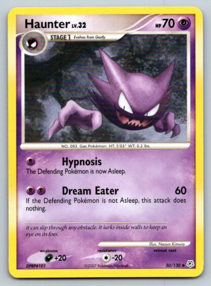 Haunter 50/130 Diamond & Pearl (Uncommon) (P Condition)
