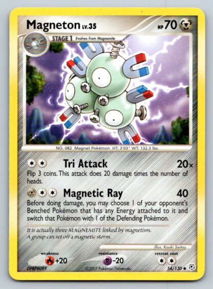 Magneton 54/130 Diamond & Pearl (Uncommon) (LP Condition)