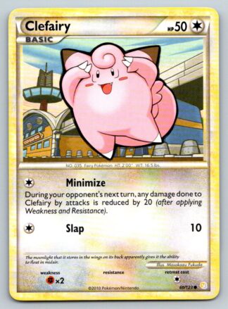 Clefairy 60/123 HeartGold SoulSilver (Common) (Exc Condition)