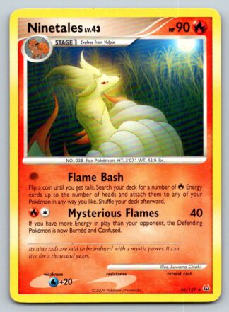 Ninetales 36/127 Platinum (Rare) (LP Condition)