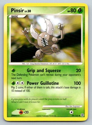 Pinsir 59/132 Secret Wonders (Uncommon) (P Condition)