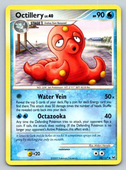 Octillery 58/127 Platinum (Uncommon) (LP Condition)