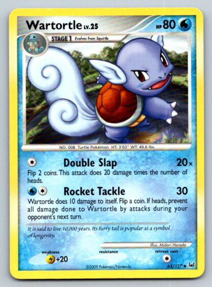 Wartortle 65/127 Platinum (Uncommon) (LP Condition)