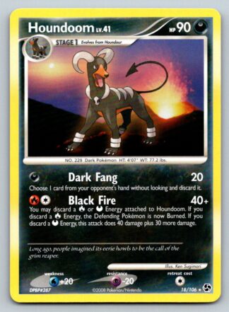 Houndoom 18/106 Great Encounters (Rare) (LP Condition)