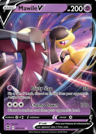 Mawile V 70/195 Silver Tempest (Ultra Rare) (NM-Exc Condition)