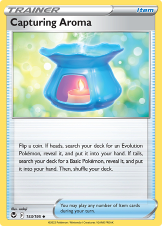 Capturing Aroma 153/195 Silver Tempest (Reverse Holo) (NM-Exc Condition)