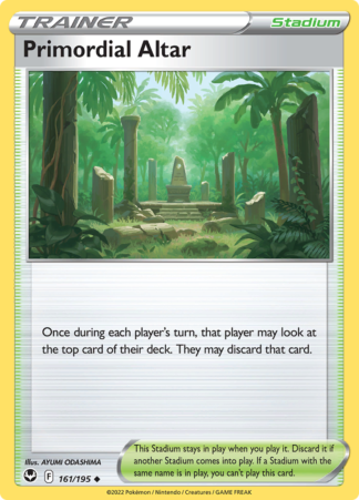 Primordial Altar 161/195 Silver Tempest (Reverse Holo) (NM-Exc Condition)