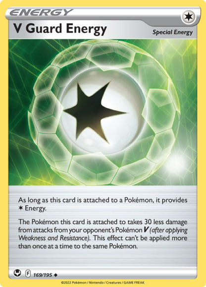 V Guard Energy 169/195 Silver Tempest (Reverse Holo) (NM-Exc Condition)