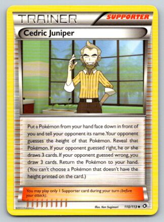 Cedric Juniper 110/113 Legendary Treasures (Uncommon) (LP Condition)