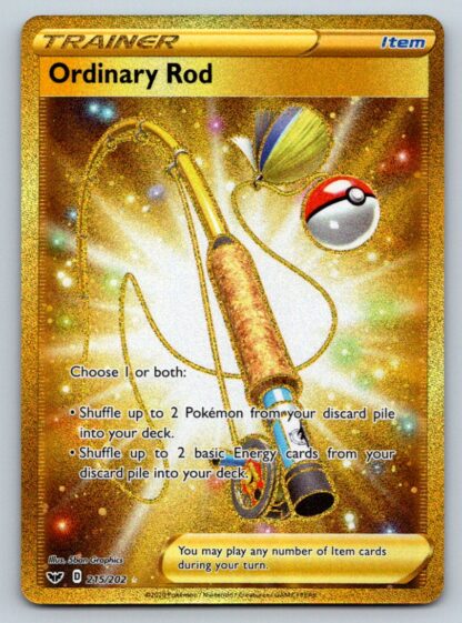 Ordinary Rod 215/202 Sword and Shield (Ultra Rare) (Exc Condition)