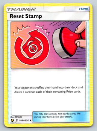 Reset Stamp 206a/236 Unified Minds (Alternate Art Promo) (Exc Condition)