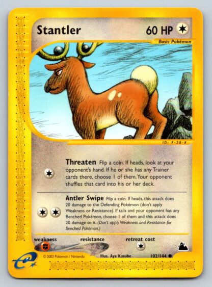 Stantler 102/144 Skyridge (Common) (LP Condition)