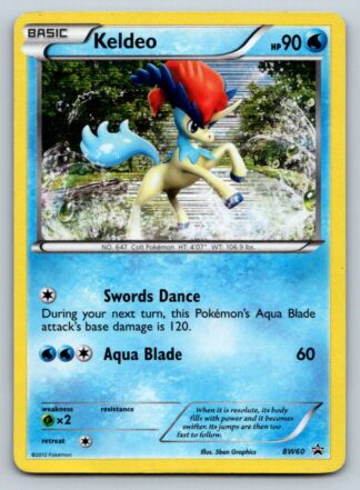 Keldeo BW60 Promo (Holo) (P Condition)