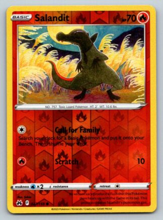 Salandit 27/159 Crown Zenith (Reverse Holo) (NM-Excellent Condition)