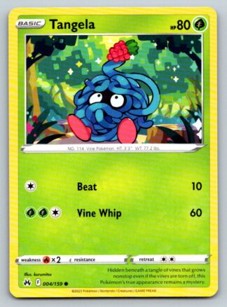 Tangela 4/159 Crown Zenith (Common) (NM-Excellent Condition)