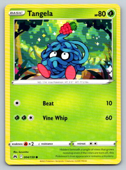 Tangela 4/159 Crown Zenith (Common) (NM-Excellent Condition)
