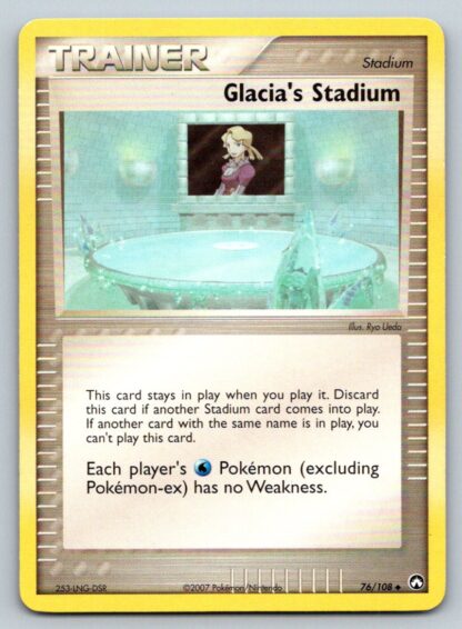Glacia's Stadium 76/108 Power Keepers (Uncommon) (LP Condition)