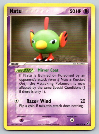 Natu 66/107 EX Deoxys (Common) (P Condition)