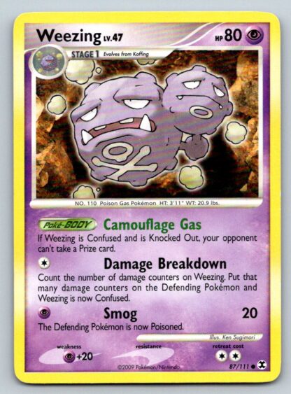 Weezing 87/111 Rising Rivals (Common) (P Condition)
