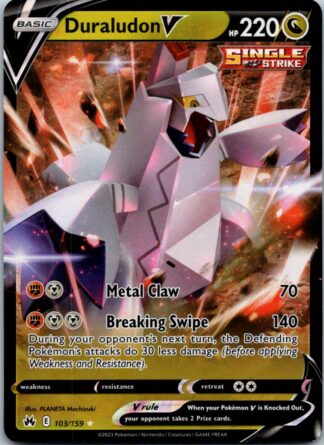 Duraludon V 103/159 Crown Zenith (Ultra Rare) (NM-Excellent Condition)