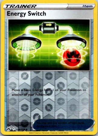 Energy Switch 129/159 Crown Zenith (Reverse Holo) (NM-Excellent Condition)