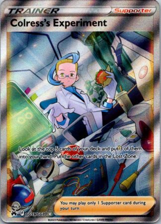 Colress's Experiement GG59/GG70 Crown Zenith (Ultra Rare) (NM-Excellent Condition)