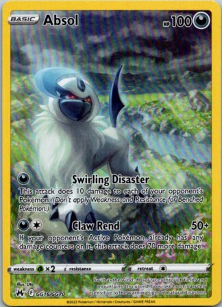 Absol GG16/GG70 Crown Zenith (Ultra Rare) (NM-Excellent Condition)
