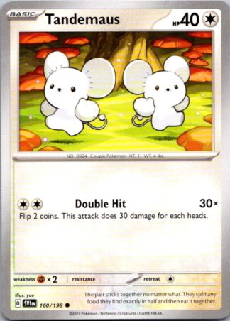Tandemaus 160/198 Scarlet & Violet (Common) (NM-Exc Condition)