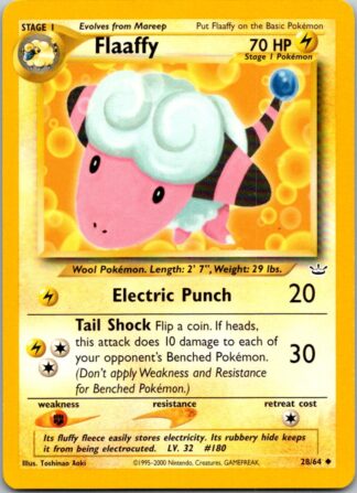 Flaaffy 28/64 Neo Revelation (Uncommon) (Unlimited Excellent Condition)