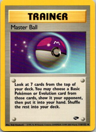 Master Ball 116/132 Gym Challenge (Uncommon) (Unlimited Excellent Condition)