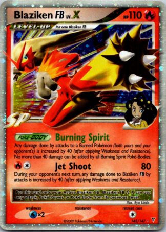 Blaziken Lv X 142/147 Supreme Victors (Ultra Rare) (Exc Condition)