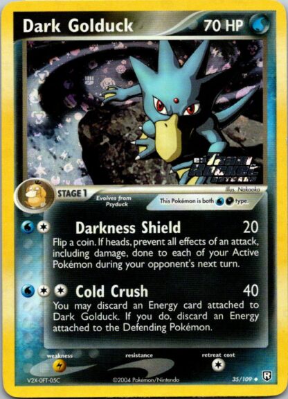 Dark Golduck 35/109 Team Rocket Returns (Reverse Holo) (Exc Condition)