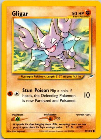 Gligar 67/105 Neo Destiny (Common) (Unlimited Played Condition)