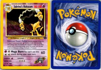 Sabrina's Alakazam 16/132 Gym Challenge (Holo) (Unlimited P Condition)