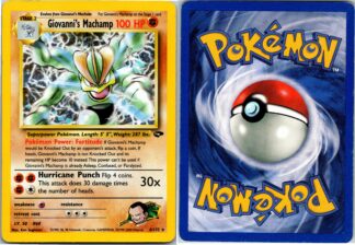 Giovanni's Machamp 6/132 Gym Challenge (Holo) (Unlimited Played Condition)