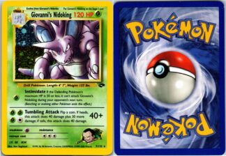 Giovanni's Nidoking 7/132 Gym Challenge (Holo) (Unlimited Exc-LP Condition)