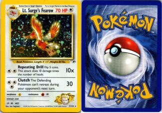 Lt. Surge's Fearow 7/132 Gym Heroes (Holo) (Exc-LP Condition)