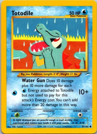 Totodile 85/105 Neo Destiny (Common) (Unlimited Played Condition)
