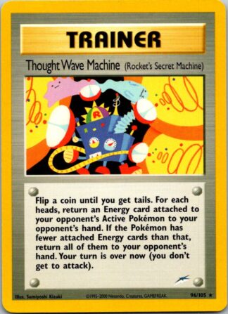 Thought Wave Machine 96/105 Neo Destiny (Rare) (Unlimited Excellent Condition)