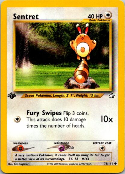 Sentret 71/111 Neo Genesis (Common) (1st Edition Played Condition)
