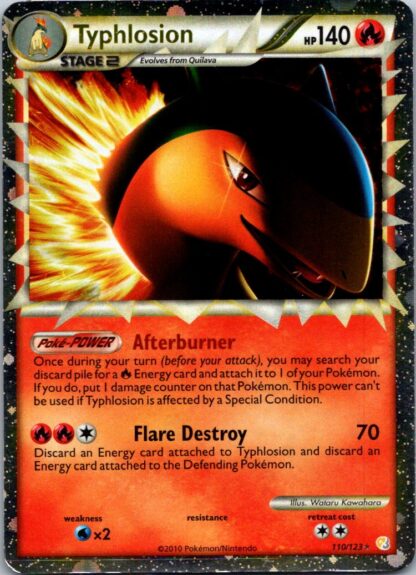 Typhlosion (Prime) 110/123 HeartGold SoulSilver (Ultra Rare) (LP Condition)