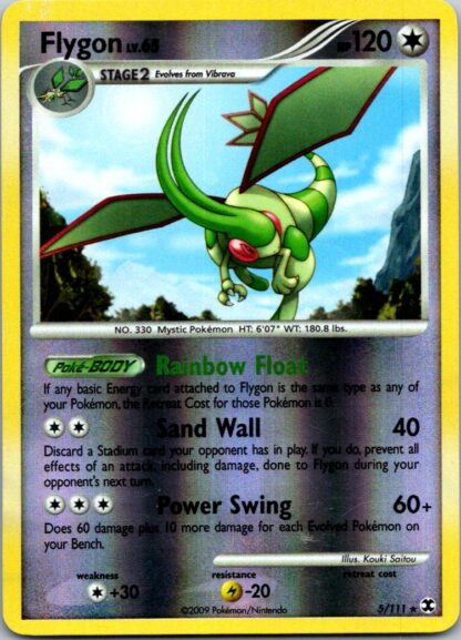 Flygon 5/111 Rising Rivals (Reverse Holo) (LP Condition)