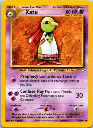 Xatu 52/111 Neo Genesis (Uncommon) (Unlimited LP Condition)
