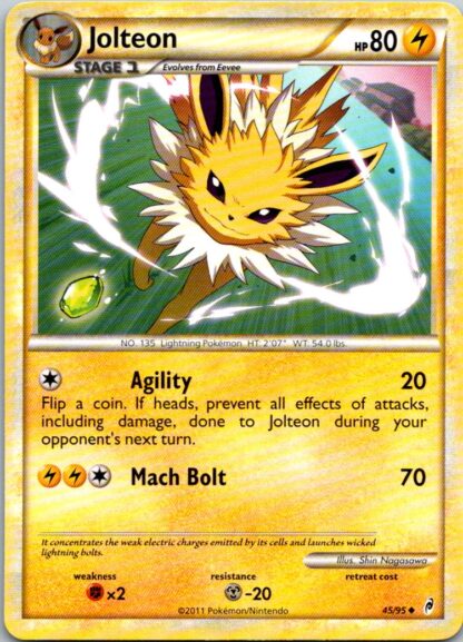 Jolteon 45/95 Call of Legends (Uncommon) (Exc Condition)