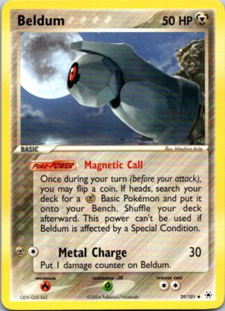 Beldum 29/101 Ex Hidden Legends (Uncommon) (Exc Condition)