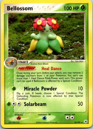 Bellossom 16/101 Ex Hidden Legends (Rare) (Exc Condition)