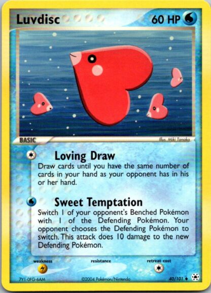 Luvdisc 40/101 Ex Hidden Legends (Uncommon) (Exc Condition)