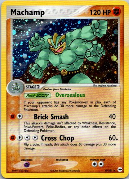 Machamp 9/101 Ex Hidden Legends (Holo) (Exc Condition)