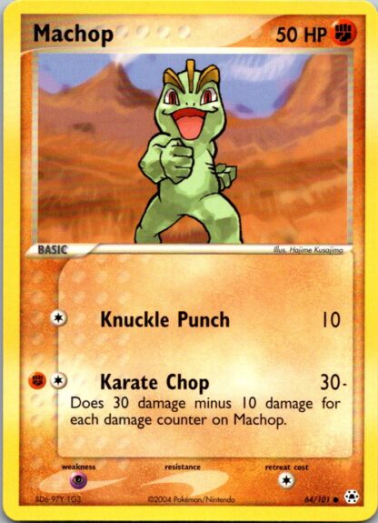 Machop 64/101 Ex Hidden Legends (Common) (P Condition)